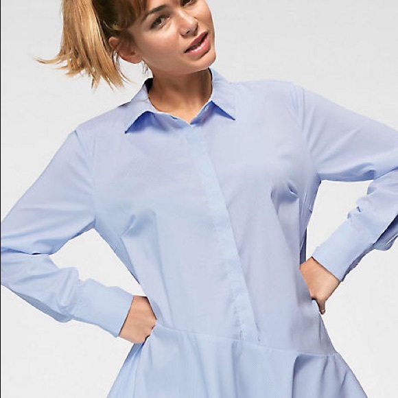 NWT b.young Asymmetrical Dress Shirt - Picture 5 of 8